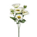 10.2 x 11 x 18.9'H Artificial Cream Sunflower BushX9, 4 Pack Default -DTYStore