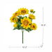 10.2 x 11 x 18.9'H Artificial Yellow Sunflower BushX9,4 Pack Default -DTYStore