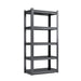 63"H 5 Tier Metal Shelves for Storage Garage Shelving 2000LBS Heavy Duty Storage Shelves Adjustable Garage Shelf Industrial Shelving Unit Storage Utility Rack,31.5"W*15.7"D*63"H,Black - DTYStore