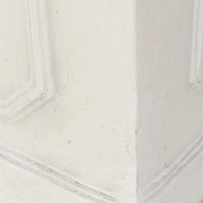 10.75 x 11.00 Antique White Magnesium Oxide Planter Default -DTYStore