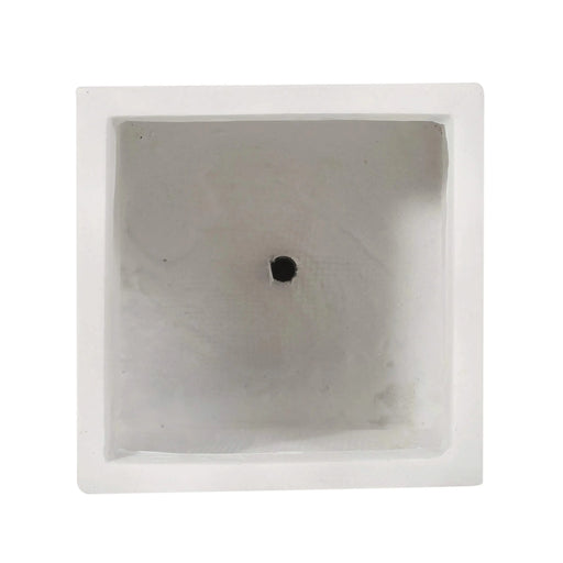 10.75 x 11.00 Antique White Magnesium Oxide Planter Default -DTYStore