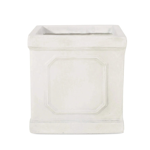 10.75 x 11.00 Antique White Magnesium Oxide Planter Default -DTYStore