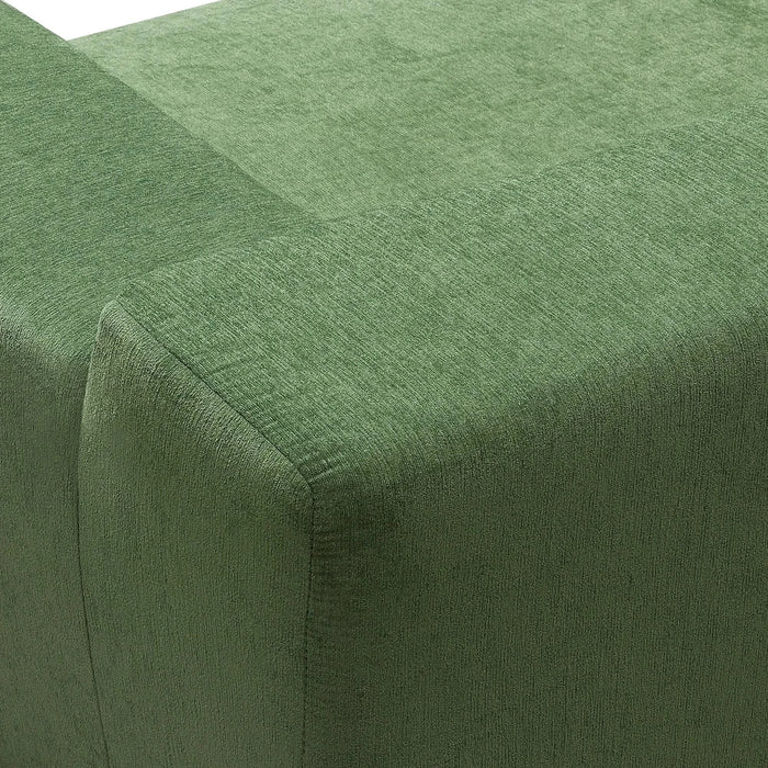 109*68' Modular Sectional Living Room Sofa Set, Modern Minimalist Style Couch, Upholstered Compressed Sofa for Living Room, Bedroom, Salon, 2 PC Free Combination, L-Shape, Cream Default -DTYStore