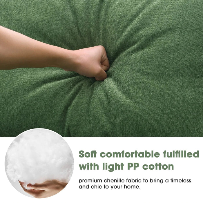 109*68' Modular Sectional Living Room Sofa Set, Modern Minimalist Style Couch, Upholstered Compressed Sofa for Living Room, Bedroom, Salon, 2 PC Free Combination, L-Shape, Cream Default -DTYStore