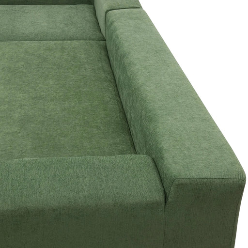 109*68' Modular Sectional Living Room Sofa Set, Modern Minimalist Style Couch, Upholstered Compressed Sofa for Living Room, Bedroom, Salon, 2 PC Free Combination, L-Shape, Cream Default -DTYStore