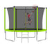 10FT Trampoline for Kids, Basketball Hoop and Ladder, Outdoor Kids Trampoline with Safety Enclosure,Fast Assembly for Backyard Fun,ASTM Approved Default -DTYStore