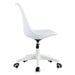 Modern Home Office Desk Chairs, Adjustable 360 Â°Swivel Chair Engineering Plastic Armless Swivel Computer Chair With Wheels for Living Room, Bed Room Office Hotel Dining Room and White. - DTYStore
