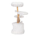 Modern Cat Tree, Natural Branch Cat Tower, Luxury Cat Condo, Indoor Cat Furniture, Kitten Cat Gift, White - DTYStore