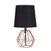 11.25' Copper Metal Table Lamp 'Wesley Geometric', Copper Default -DTYStore