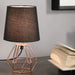 11.25' Copper Metal Table Lamp 'Wesley Geometric', Copper Default -DTYStore