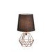11.25' Copper Metal Table Lamp 'Wesley Geometric', Copper Default -DTYStore