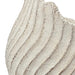 11.5x7x7' Sand and Cement Nautilus Shell Planter with Textured Beige Finish Default -DTYStore