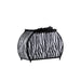 11.75' In Zebra Animal Print Purse W/ Black Faux Handle Table Lamp Default -DTYStore