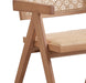 Velentina Rattan & Natural Finish Arm Chair (Set of 2) - DTYStore