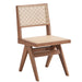 Beige and Natural Side Chair (Set of 2) - DTYStore