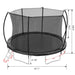 12FT Trampoline (Double-side color pad) , Trampoline for Kids and Adults with Enclosure Net and Ladder,Curved fence pole Default -DTYStore