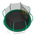 12FT Trampoline, Outdoor Trampolines for Kids and Adults, Recreational Trampoline with Enclosure Net & Ladder, Round Trampoline ASTM Approved Default -DTYStore