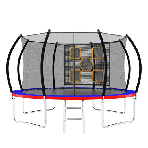 12FT Trampoline with Enclosure - Recreational Trampolines with Ladder, ASTM Approval Outdoor Trampoline for Kids - DTY Store
