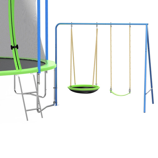 12FT Trampoline with Slide and Swings, ASTM Approved Large Recreational Trampoline with Basketball Hoop and Ladder,Outdoor Backyard Trampoline with Net, Capacity for Kids and Adults Furniture, Home Gym, searchfilter_Furniture, Trampolines| DTY Store