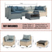12PCS FURNITURE SET Default -DTYStore