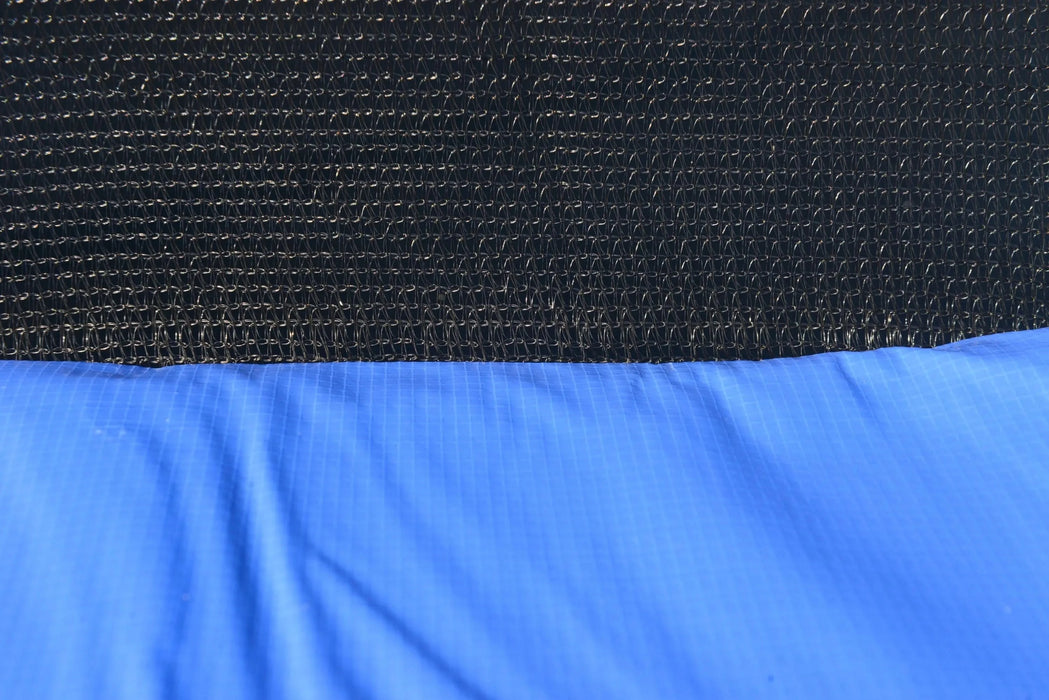 12 FT TRAMPOLINE OUTSIDE SAFETY NET WITH BASKETBALL HOOP Default -DTYStore