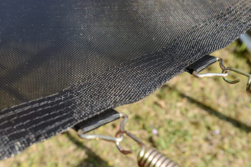 12 FT TRAMPOLINE OUTSIDE SAFETY NET WITH BASKETBALL HOOP Default -DTYStore