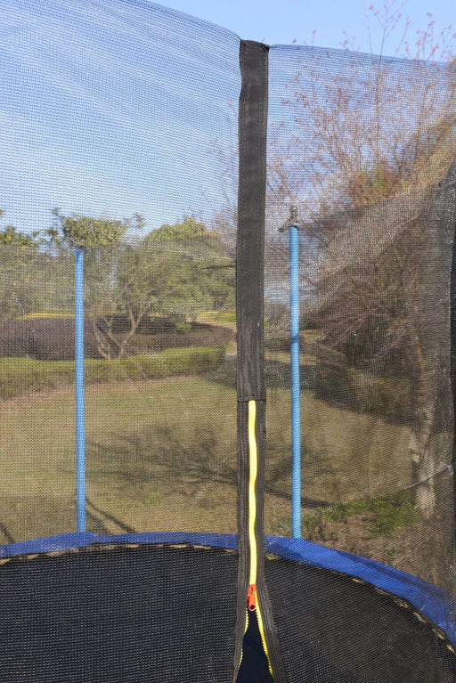 12 FT TRAMPOLINE OUTSIDE SAFETY NET WITH BASKETBALL HOOP - DTY Store
