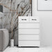 Six Drawer Side Table-White - DTYStore