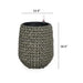 13.4' Self-watering Wicker Planter - Garden Decoration Pot - Gray - Round Default -DTYStore