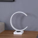 13.5' C Shape LED w/ USB / Wireless Charger Port Table Lamp Default -DTYStore