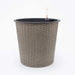 13 in.Gray Wicker Self-watering Planter Default -DTYStore