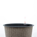 13 in.Gray Wicker Self-watering Planter Default -DTYStore