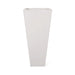 13' x 28.5' Modern Outdoor MGO Cast Stone Planter, White Default -DTYStore