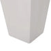 13' x 28.5' Modern Outdoor MGO Cast Stone Planter, White Default -DTYStore