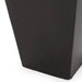 13' x 28.5 Outdoor Modern MGO Cast Stone Planter, Black Default -DTYStore