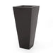 13' x 28.5 Outdoor Modern MGO Cast Stone Planter, Black Default -DTYStore