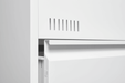 Filing Cabinet Lateral File Cabinet 2 Drawer, White Filing Cabinets with Lock, Locking Metal File Cabinets Three Drawer Office Cabinet for Legal/Letter/A4/F4 Home Offic - DTYStore