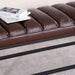 Metal Base Upholstered Bench for Bedroom for Entryway - DTYStore