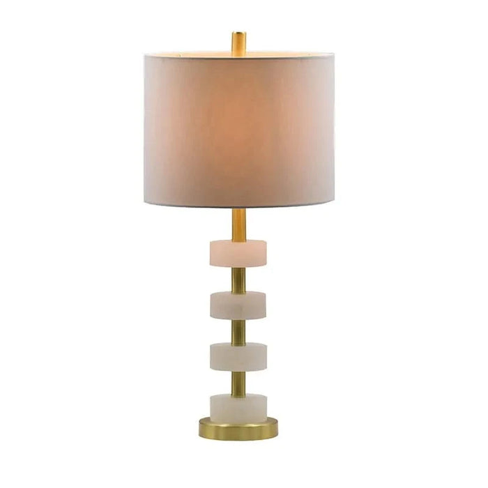 13x13x26' Marble Table Lamp Default -DTYStore