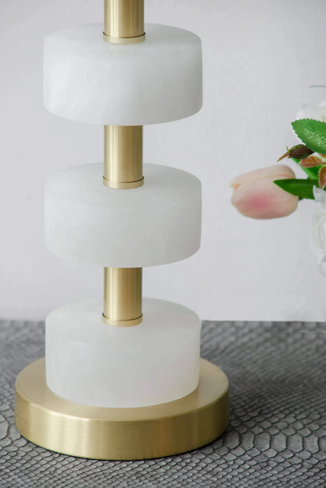 13x13x26' Marble Table Lamp Default -DTYStore