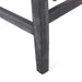 Contemporary Fabric Button Tufted 26 Inch Counter Stools, Set of 2, Charcoal - DTYStore