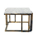 14.5' Granite Marble Black / Gold Plant Stand - DTY Store