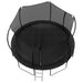 14FT Trampoline (Double-side color pad) , Trampoline for Kids and Adults with Enclosure Net and Ladder,Curved fence pole Default -DTYStore