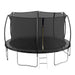 14FT Trampoline (Double-side color pad) , Trampoline for Kids and Adults with Enclosure Net and Ladder,Curved fence pole Default -DTYStore