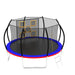 14FT Trampoline, Outdoor Trampolines for Kids and Adults, Recreational Trampoline with Enclosure Net & Ladder, Round Trampoline ASTM Approved Default -DTYStore