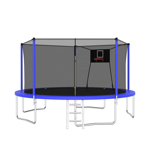 14FT Trampoline ,Sports Fitness Trampolines with Enclosure Net, Recreational Trampolines for Outdoor Indoor - DTY Store