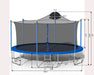 14FT Trampoline for Adults & Kids with Basketball Hoop, Outdoor Trampolines w/Ladder and Safety Enclosure Net for Kids and Adults Default -DTYStore