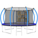 14FT Trampoline with Enclosure - Recreational Trampolines with Ladder, ASTM Approval Outdoor Trampoline for Kids Default -DTYStore