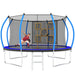 14FT Trampoline with Enclosure - Recreational Trampolines with Ladder, ASTM Approval Outdoor Trampoline for Kids Default -DTYStore