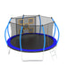 14FT Trampoline with Enclosure - Recreational Trampolines with Ladder, ASTM Approval Outdoor Trampoline for Kids Default -DTYStore